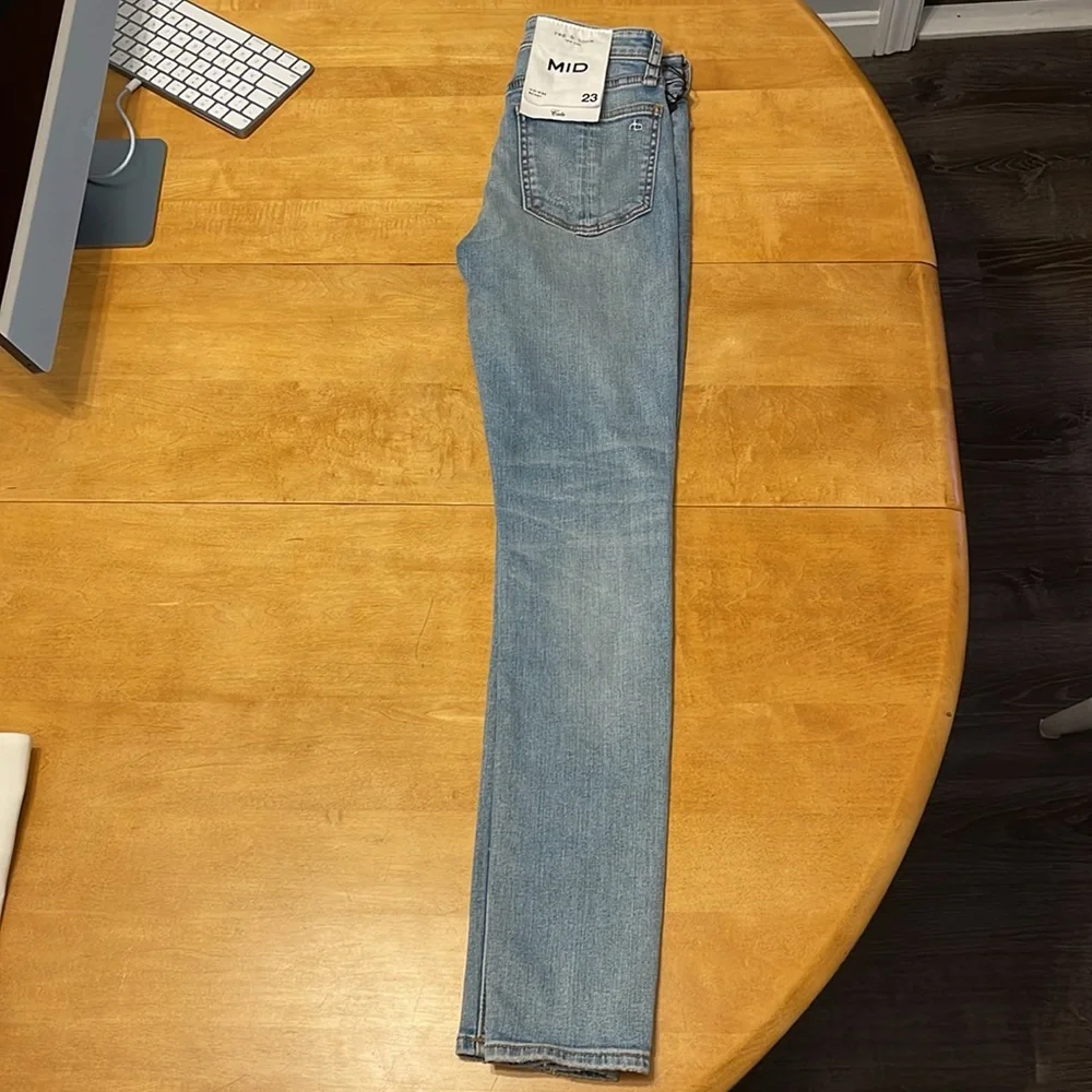 New with tags rag and bone mid rise skinny jeans. - Picture 2 of 5